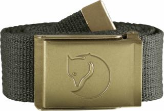 fjellreven canvas brass belt 4cm - mountain grey