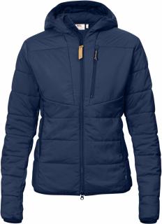 fjellreven keb padded hoodie dame - blueberry