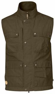 fjellreven reporter lite vest - dark olive