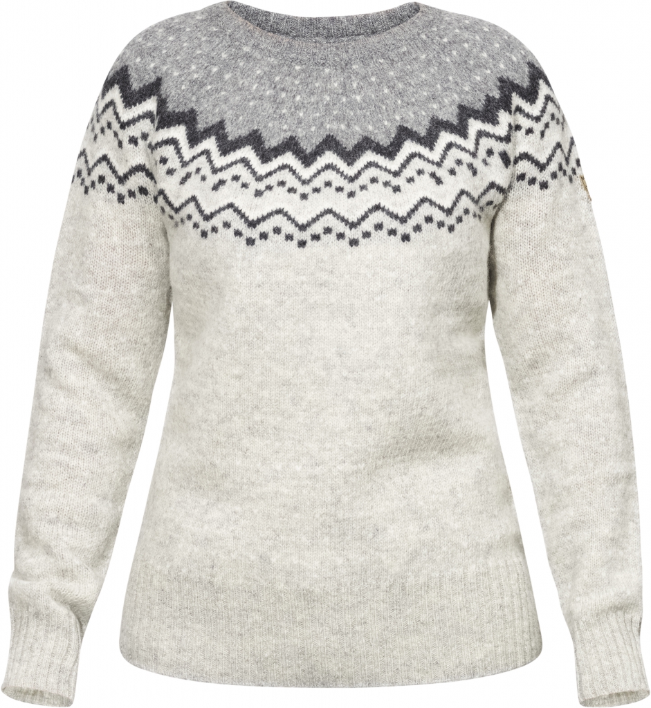 fjellreven Övik knit sweater dame - grey