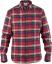 fjellreven singi heavy flannel shirt - deep red