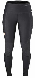 fjellreven abisko trekking tights dame - black