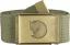 Canvas brass belt