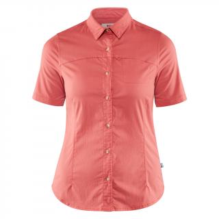 fjellreven high coast stretch shirt ss dame - dahlia