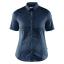fjellreven high coast stretch shirt ss dame - navy