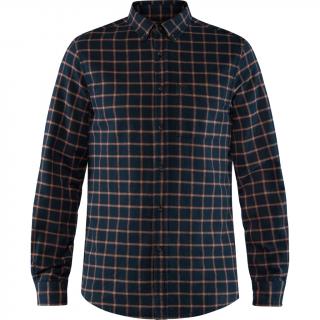 fjellreven Övik flannel shirt herre - dark navy