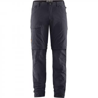 fjellreven travellers mt zip-off bukse herre - dark navy