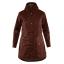 fjellreven greenland winter parka dame - maroon