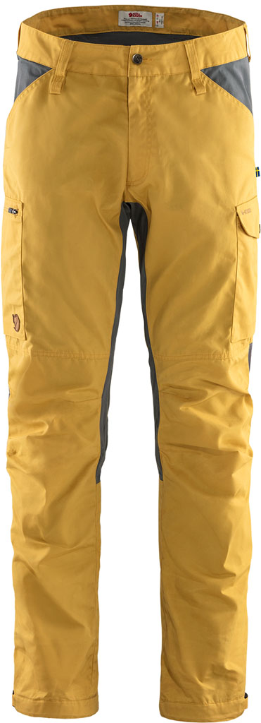 fjellreven kaipak bukse herre - ochre - super grey