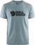 fjellreven fjällräven logo t-shirt herre - uncle blue - melange