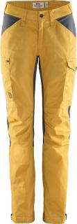 fjellreven kaipak bukse curved dame - ochre - super grey