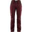 fjellreven kaipak bukse curved dame - dark garnet - dark grey