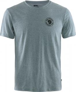 fjellreven 1960 logo t-shirt herre - uncle blue - melange