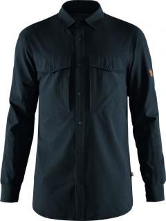 fjellreven abisko trekking shirt herre - dark navy
