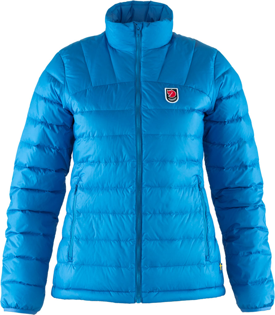 fjellreven expedition pack down jacket dame - un blue