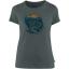 fjellreven arctic fox print t-shirt dame - dusk