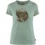 fjellreven arctic fox print t-shirt dame - sage green