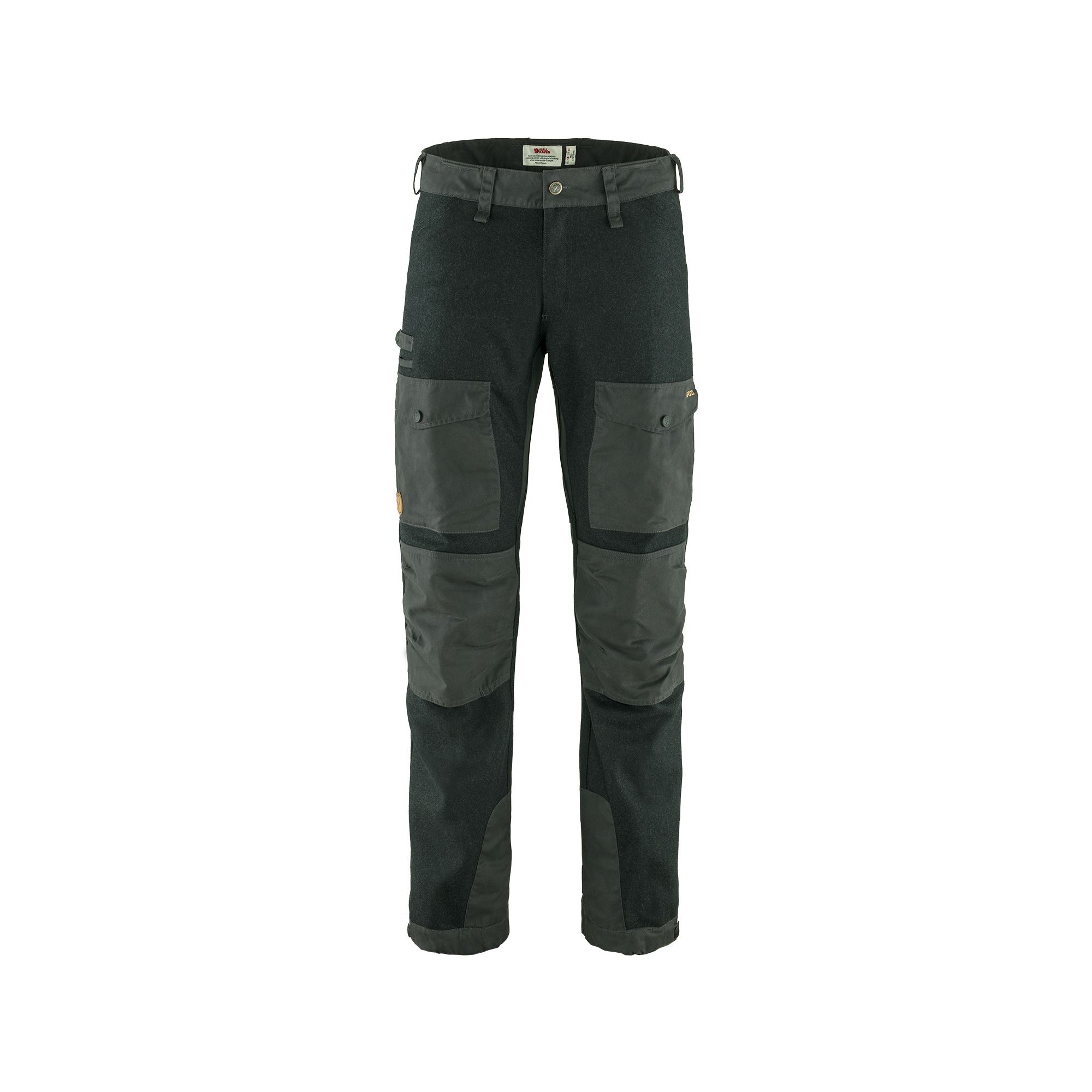 fjellreven värmland wool trousers herre - dark grey