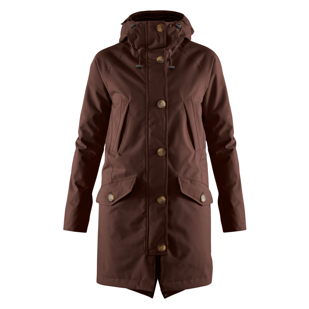 fjellreven kiruna lite parka dame - maroon