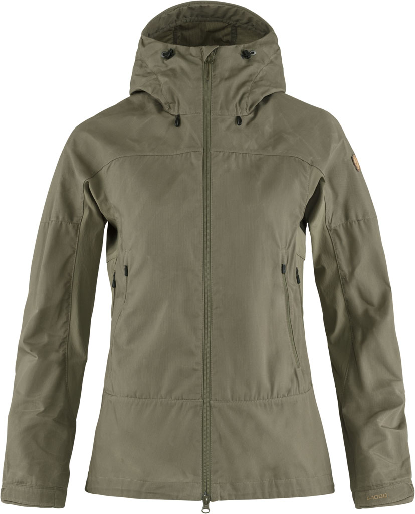 fjellreven abisko lite trekking jakke dame - light olive