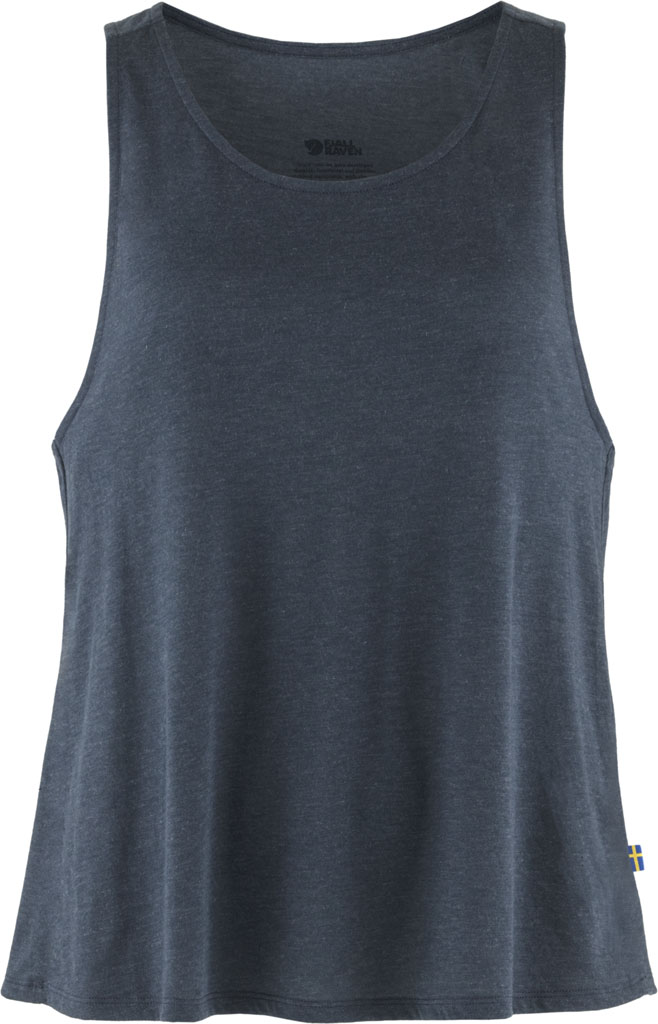fjellreven high coast loose tank top dame - navy
