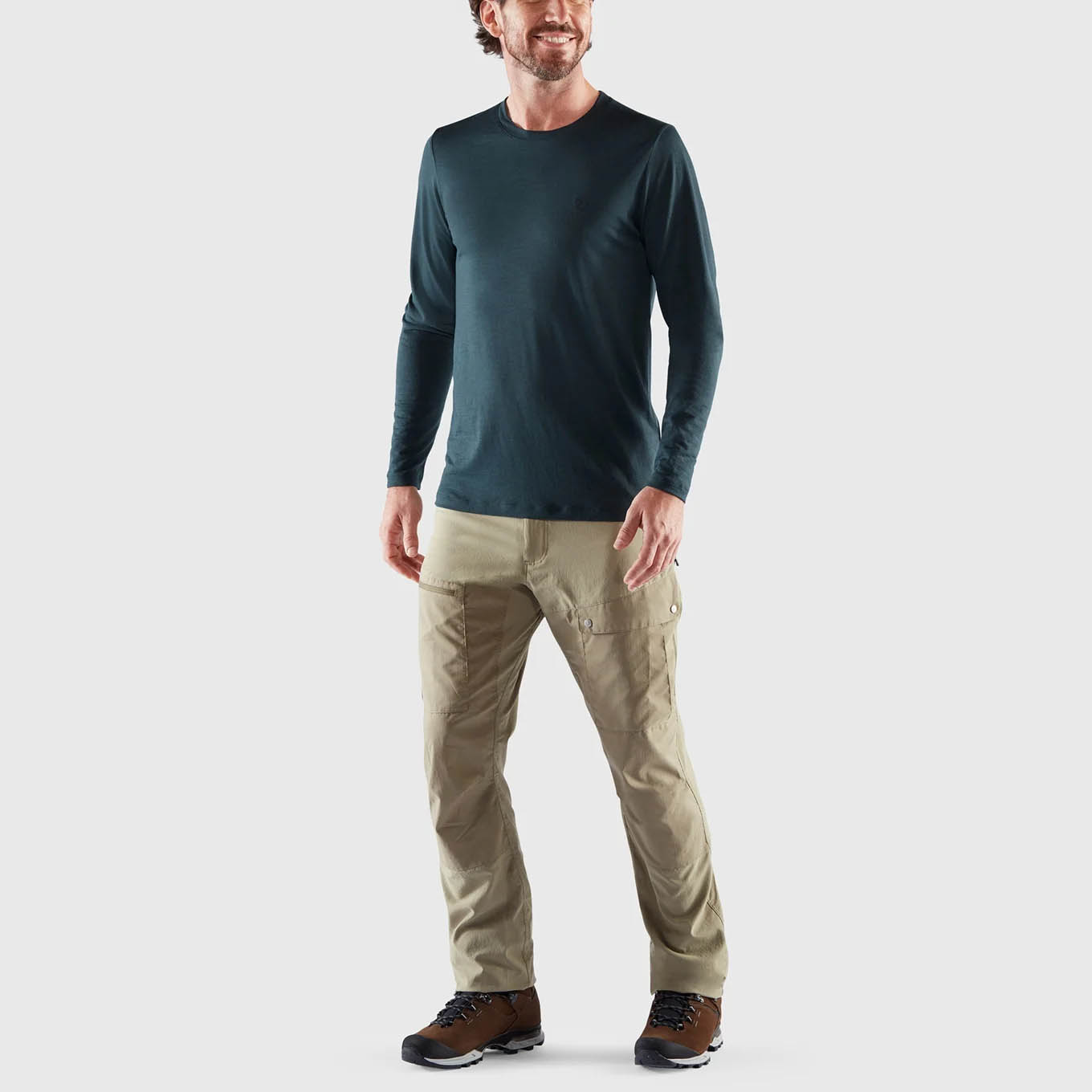 Fjällräven Abisko Wool LS Herre - Image 3