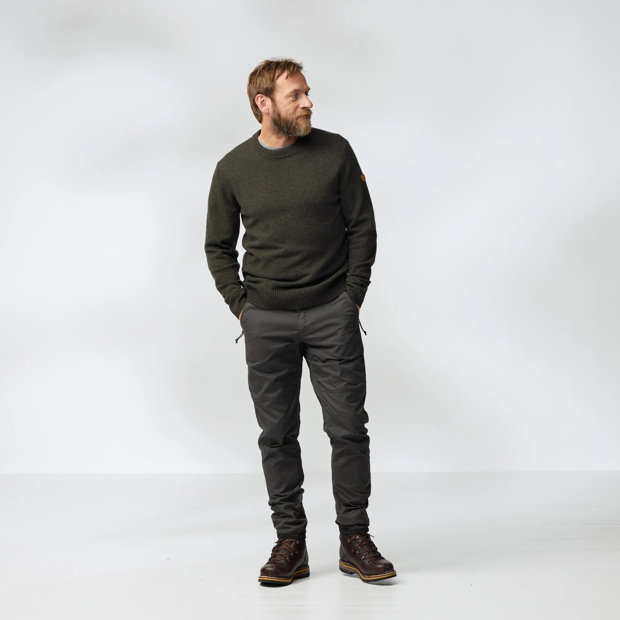 Fjällräven Övik Round-Neck Genser Herre - Image 3