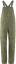 fjellreven vardag dungaree trousers dame - green
