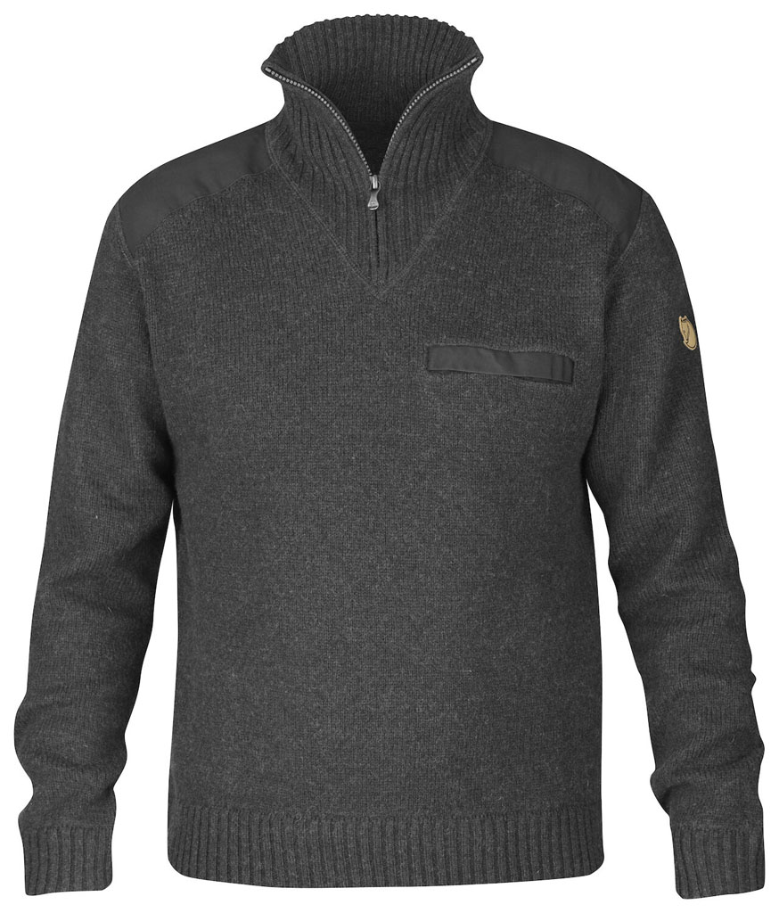fjellreven koster sweater herre - dark grey