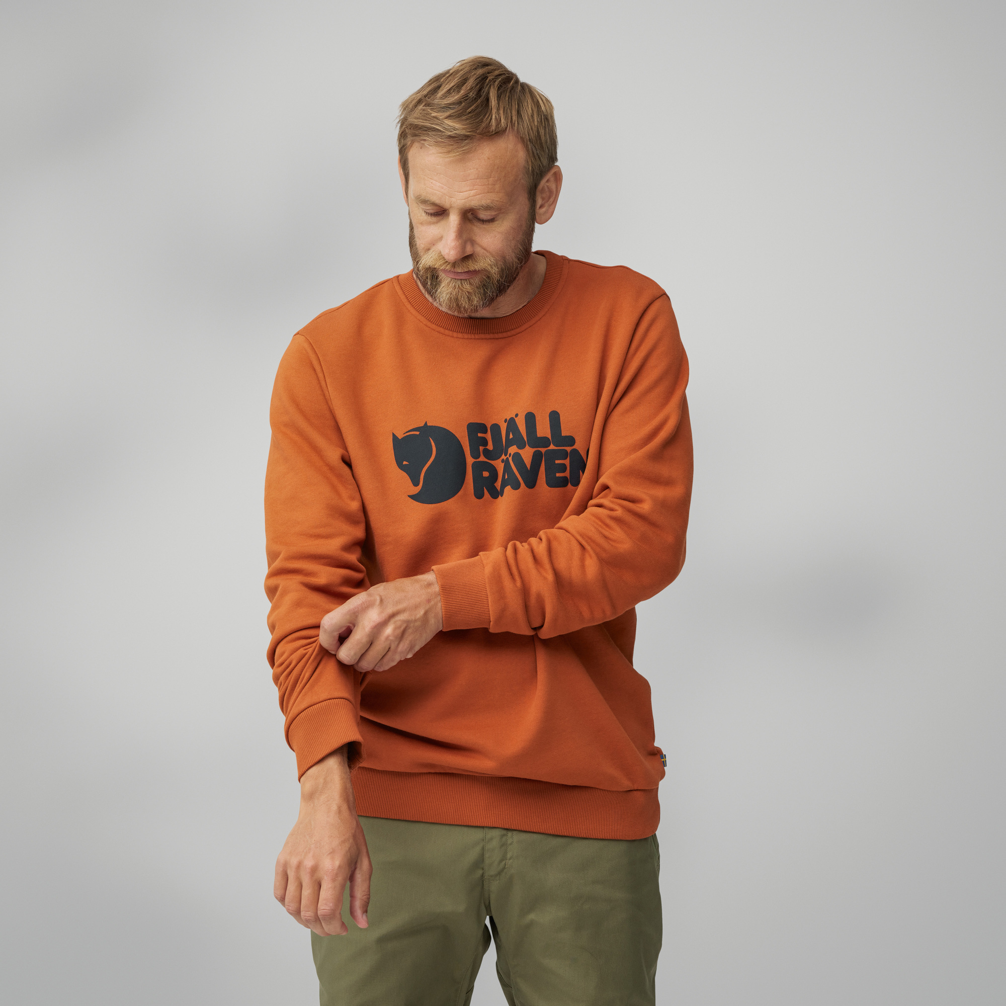 Fjällräven Logo Genser Herre - Image 8