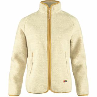 fjellreven vardag pile fleece dame - chalk white