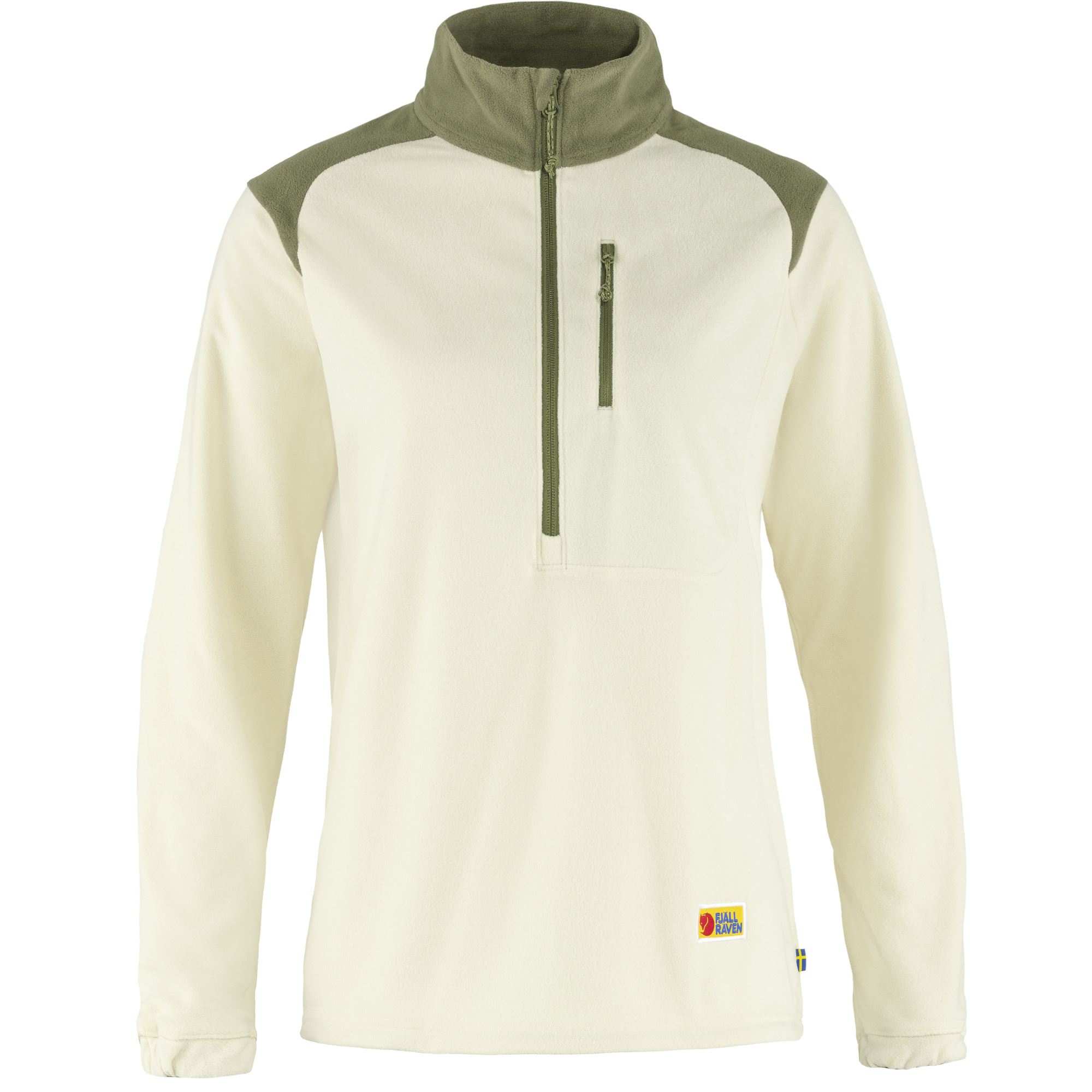 fjellreven vardag lite fleece dame - chalk white - light olive