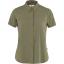 fjellreven high coast lite shirt ss dame - green