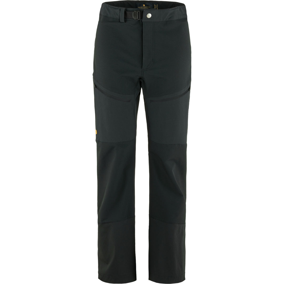 fjellreven bergtagen touring trousers dame - black