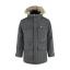 fjellreven nuuk parka herre - basalt