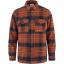 fjellreven Övik lite padded shirt herre - autumn leaf - dark navy