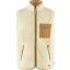fjellreven vardag pile fleece vest herre - chalk white - buckwheat brown
