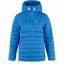 fjellreven expedition pack down anorak dame - un blue