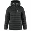 fjellreven expedition pack down anorak dame - black