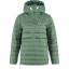 fjellreven expedition pack down anorak dame - patina green
