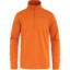 fjellreven abisko lite fleece half zip herre - sunset orange