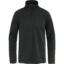 fjellreven abisko lite fleece half zip herre - black
