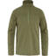 fjellreven abisko lite fleece half zip herre - green