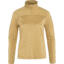 fjellreven abisko lite fleece half zip dame - dune beige