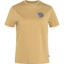 fjellreven fox boxy logo tee dame - dune beige