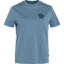 fjellreven fox boxy logo tee dame - dawn blue