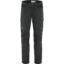 fjellreven kaipak trousers herre - dark grey - black