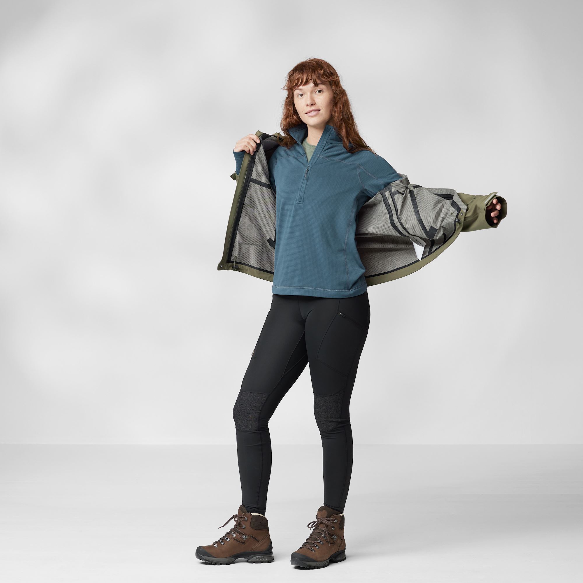 Fjällräven Abisko Lite Fleece Half Zip Dame - Image 3