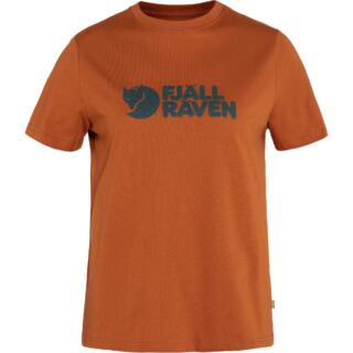 fjellreven fjällräven logo tee dame - terracotta brown