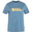 fjellreven fjällräven logo tee dame - dawn blue